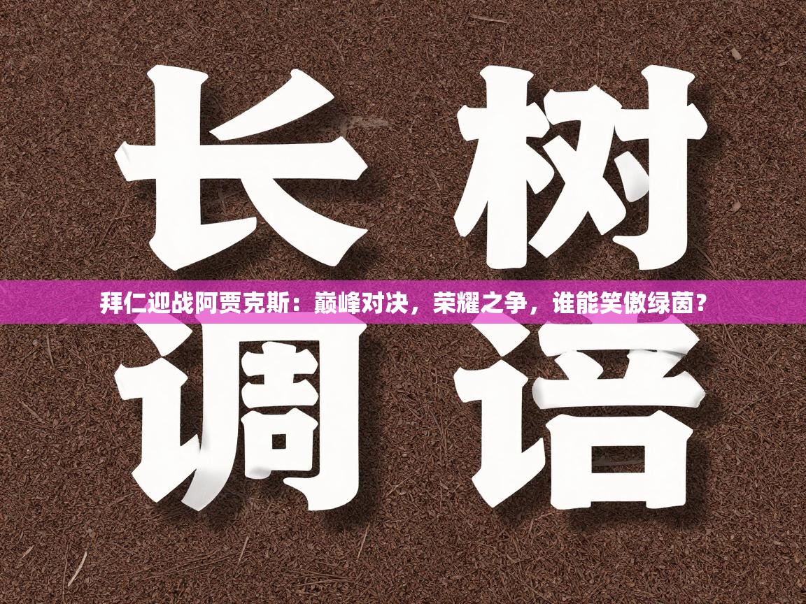 拜仁迎战阿贾克斯：巅峰对决，荣耀之争，谁能笑傲绿茵？  第1张