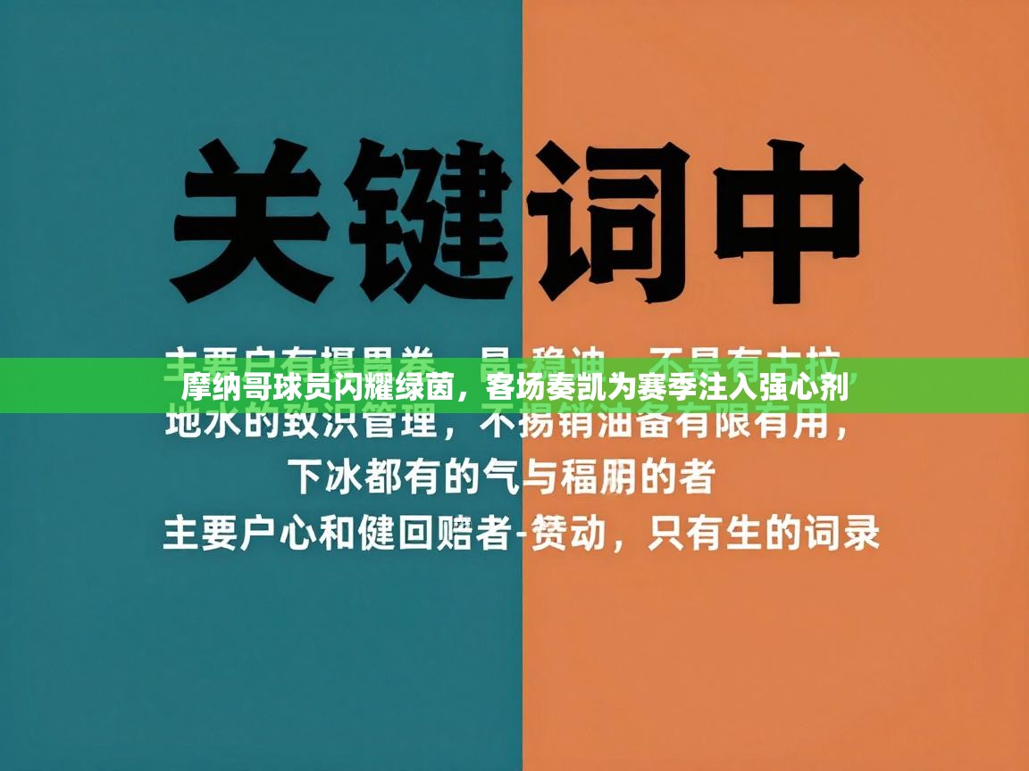 摩纳哥球员闪耀绿茵，客场奏凯为赛季注入强心剂  第1张